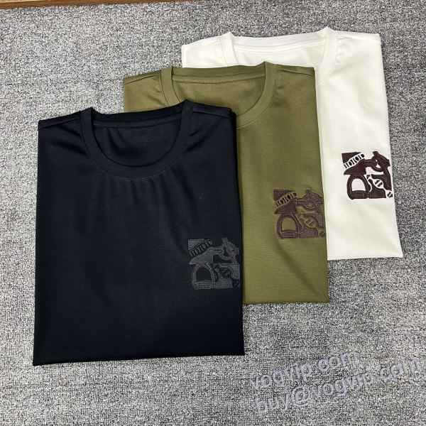 今買い◎得 エルメス HERMES スーパーコピー 激安 半袖Tシャツ 3色可選 2025品質保証大人気