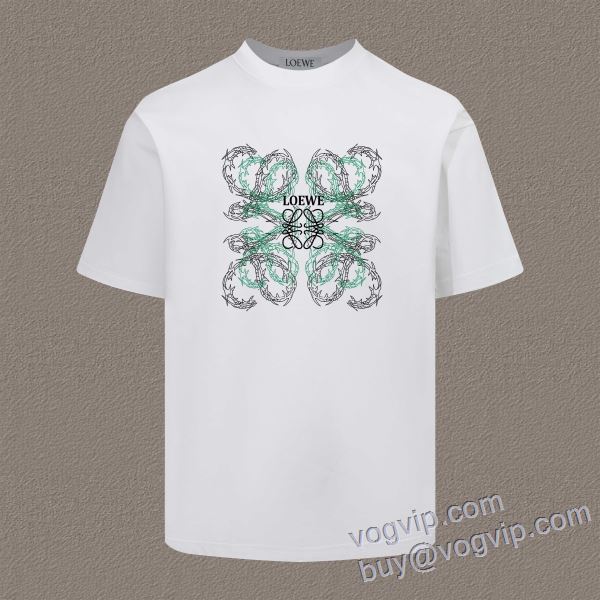 ロエベ ブランドコピー 2025年モデル入荷 半袖Tシャツ 7色可選 2年以上連続１位獲得