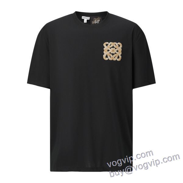2025HOT本物保証 ロエベ LOEWE コピー 一番人気の新作はこれ 半袖Tシャツ 3色可選
