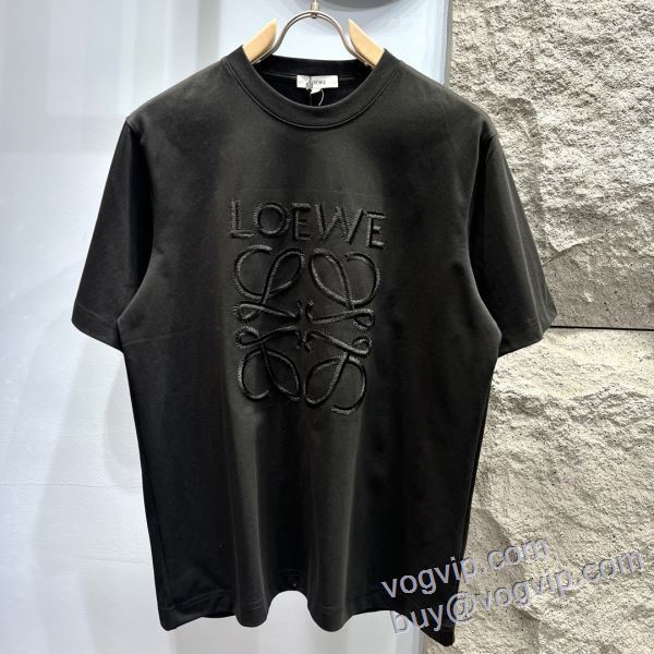 セレブ愛用の超人気商品 ロエベ LOEWE スーパーコピー 激安 2025お得定番 半袖Tシャツ 2色可選