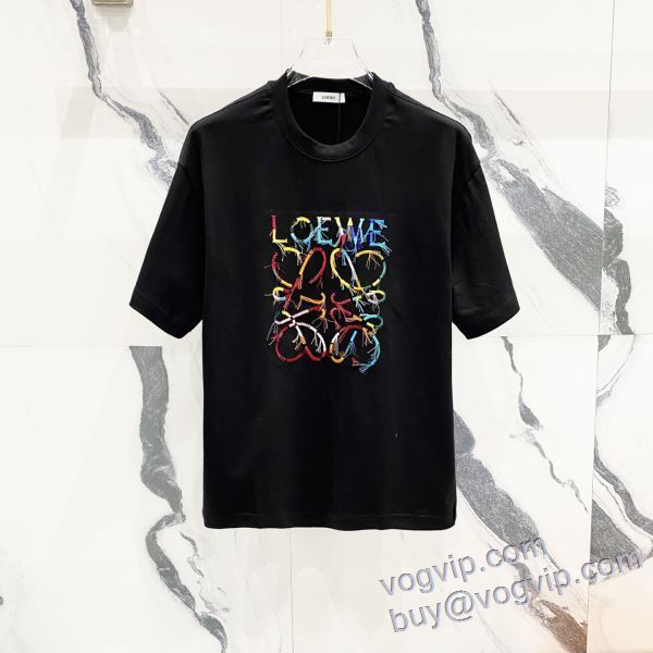 2025超激得高品質 ロエベ LOEWE 半袖Tシャツ 2色可選 スーパーコピー n級品 高級感漂わせる