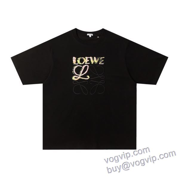 絶大な人気を誇る ロエベ LOEWE 半袖Tシャツ 2色可選 VOGコピー 2025春夏季新作