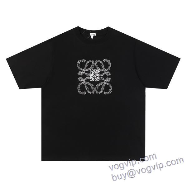 2025格安通販 ロエベ LOEWE 半袖Tシャツ 2色可選 コピー 商品 販売 柔らかな質感