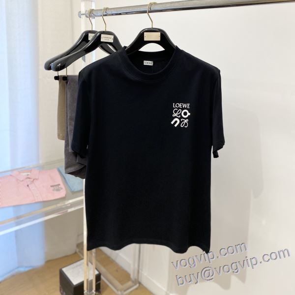 2025高級品 通販 ロエベ ブランドコピー 半袖Tシャツ 2色可選 高級感を備えている