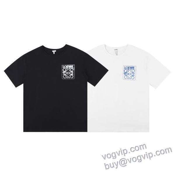 流行り 半袖Tシャツ ロエベ コピー ブランド 2025驚きの破格値安い 2色可選