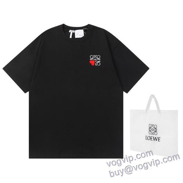 高級感ある ロエベ LOEWE 偽物ブランド 2025数量限定低価 半袖Tシャツ 2色可選