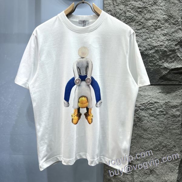 2025限定セール大人気 ロエベ LOEWE ブランドコピー 人気商品登場 半袖Tシャツ