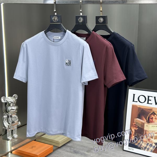 業界高品質スーパーコピー 2025新商品！ 半袖Tシャツ 3色可選 ロエベ LOEWE 人気ブランド