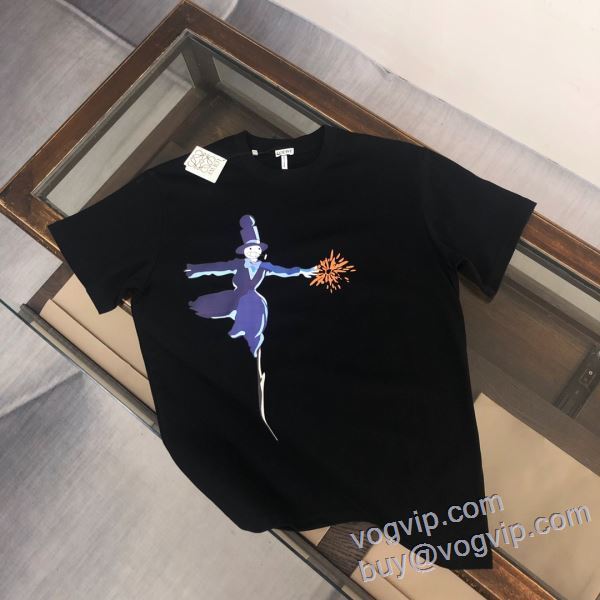 2025最安値セール 人気スーパーコピーブランド ロエベ LOEWE 半袖Tシャツ 2色可選 今買い◎得