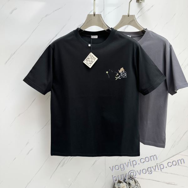 2025新作品 コピー 商品 販売 ロエベ LOEWE 半袖Tシャツ 2色可選 耐久性のある