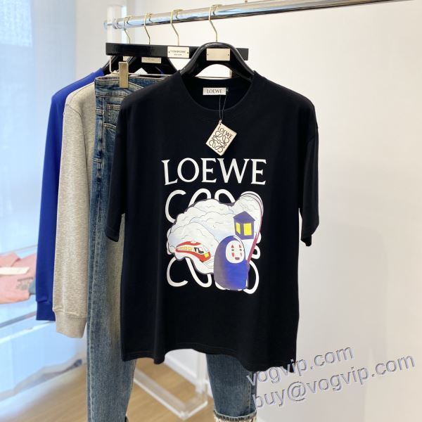 半袖Tシャツ ロエベ スーパーコピー 2025お得セール 2色可選 美品！