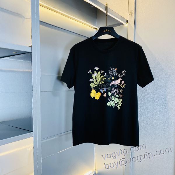 ロエベ LOEWE 首胸ロゴ 半袖Tシャツ コピー ブランド 3色可選 2025驚きの破格値大得価