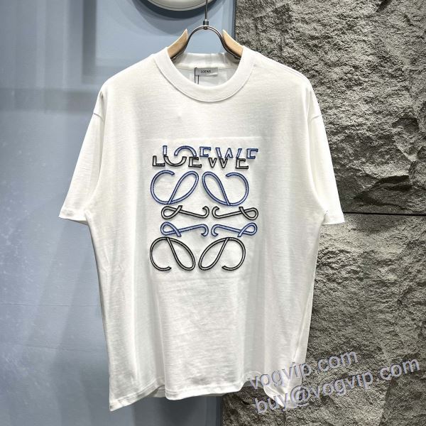 2025品質保証大人気 半袖Tシャツ 偽物ブランド 注目のアイテム 2色可選 ロエベ LOEWE