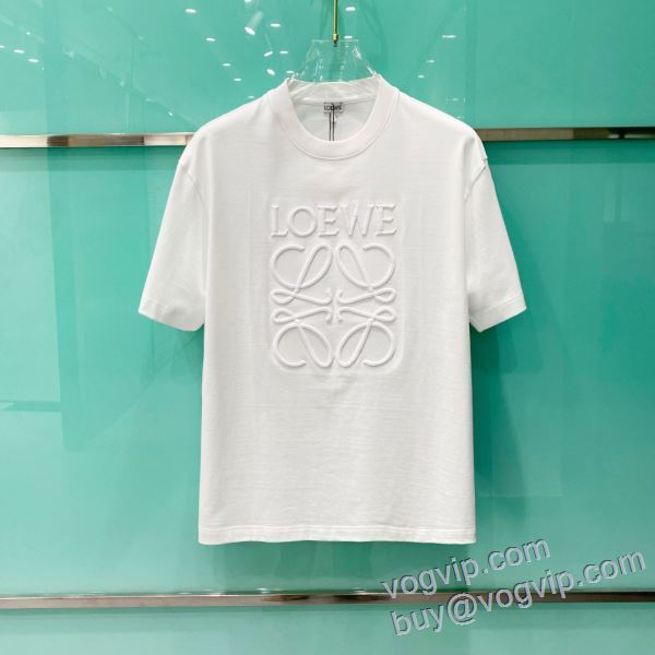ブランドコピー 2025全国無料セール 半袖Tシャツ 2色可選 ロエベ LOEWE 人気 ランキング