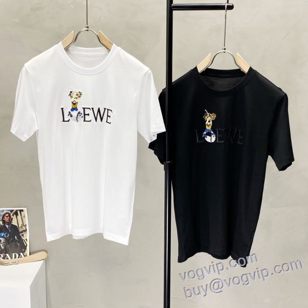 2025人気新作 スーパーコピー ファション性の高い ロエベ LOEWE 半袖Tシャツ 2色可選