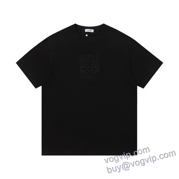 ロエベ LOEWE 2025最安値高品質 半袖Tシャツ 大絶賛！ 3色可選 スーパーコピー