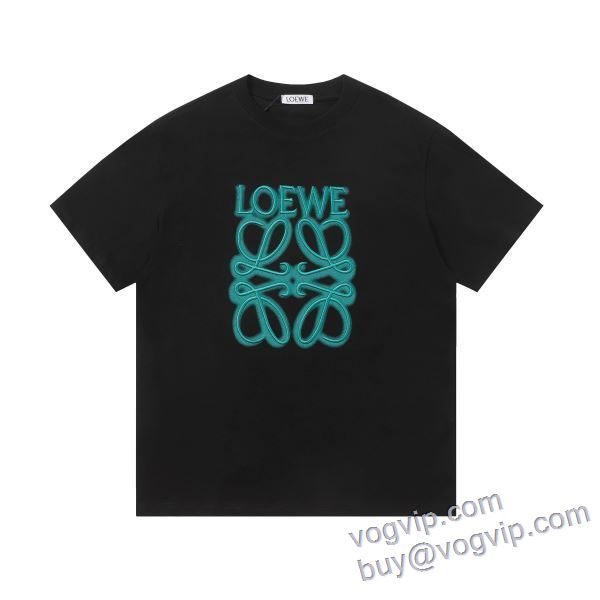 2025最安値高品質 ロエベ LOEWE 半袖Tシャツ 2色可選 ブランドスーパーコピー 【人気ブログ掲載】