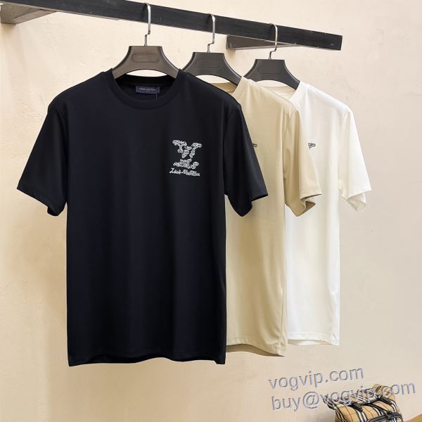 半袖Tシャツ 先行販売 ルイ ヴィトン コピー 2025年モデル入荷 3色可選