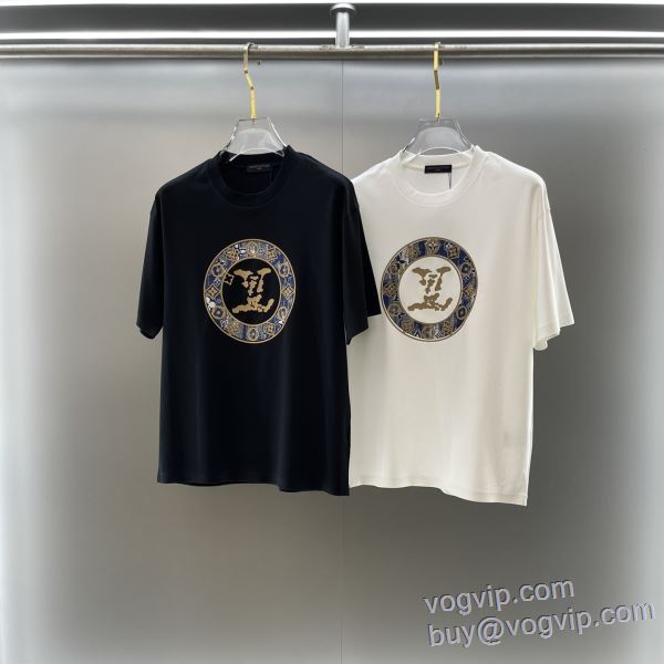 魅力ファッション ルイ ヴィトン コピー ブランド 半袖Tシャツ 2色可選 2025年モデル入荷