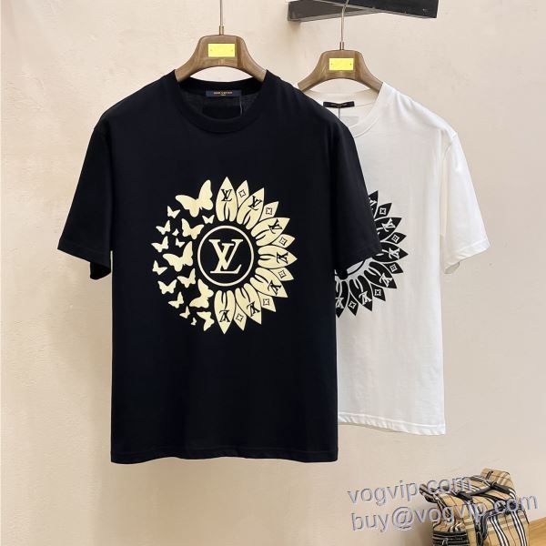 個性的 2025春夏季超人気 ルイ ヴィトン スーパーコピー 激安 半袖Tシャツ 2色可選