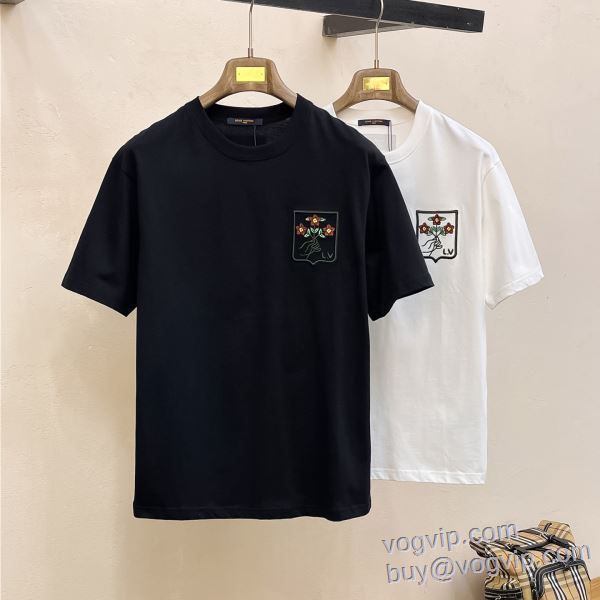 ルイ ヴィトン スーパーコピー 2025春夏 半袖Tシャツ 2色可選 高級感ある