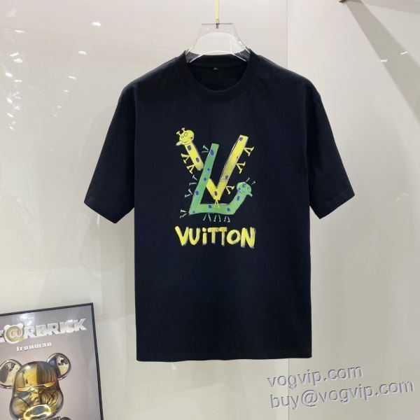 大絶賛の履き心地! LOUIS VUITTON ブランド 偽物 通販 2025最新入荷 ルイ ヴィトン 半袖Tシャツ