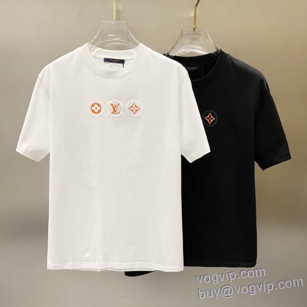 人気ブランド ルイ ヴィトン LOUIS VUITTON コピーブランド 半袖Tシャツ 2色可選 2025新作品