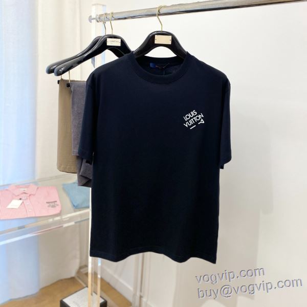 ルイ ヴィトン スーパーコピー 2025爆買い大得価 半袖Tシャツ 2色可選 風合いが出る
