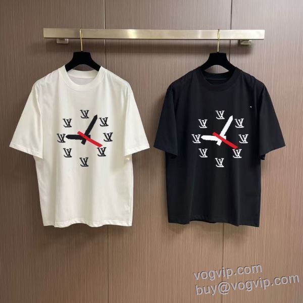 ルイ ヴィトン コピー 2025人気セール定番 半袖Tシャツ 2色可選 高級感を備えている