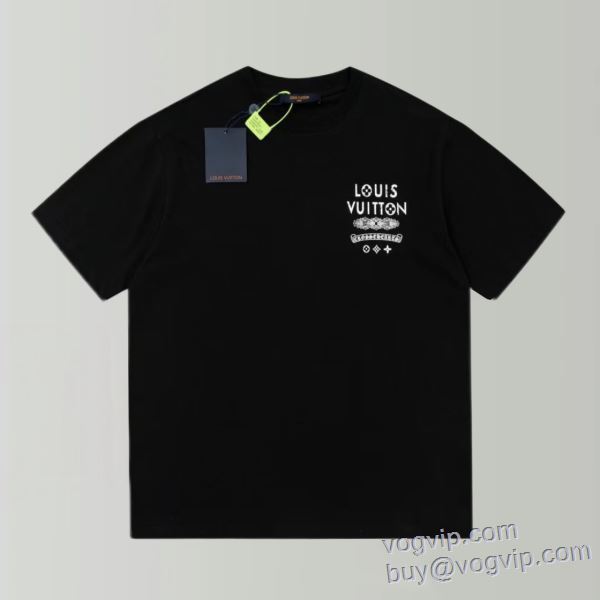 今話題の最新作 ルイ ヴィトン スーパーコピー 半袖Tシャツ 2色可選 2025人気定番豊富な