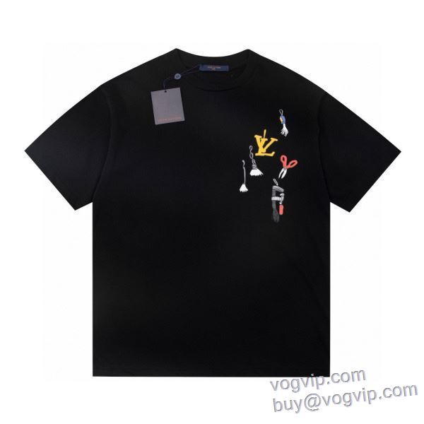 超激得品質保証 LOUIS VUITTON スーパーコピー 2025人気新作 ルイ ヴィトン 半袖Tシャツ