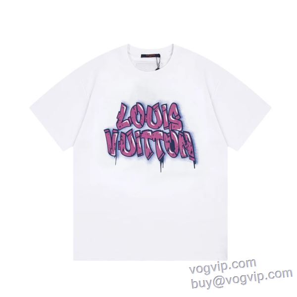 2025限定セール新品 ルイ ヴィトン LOUIS VUITTON スーパーコピー 半袖Tシャツ 2色可選 ずっと人気?