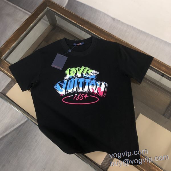 2025新商品！ ルイ ヴィトン LOUIS VUITTON モデル大絶賛? 半袖Tシャツ 2色可選 スーパーコピー