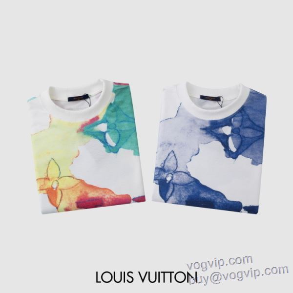 ルイ ヴィトン LOUIS VUITTON 2025新作入荷人気 半袖Tシャツ 2色可選 ブランド 偽物 通販 大人気再登場