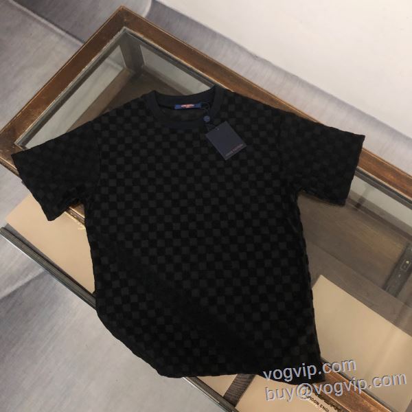 ブランド 偽物 通販 ルイ ヴィトン LOUIS VUITTON 2025年モデル入荷 半袖Tシャツ 3色可選 主役になる存在感