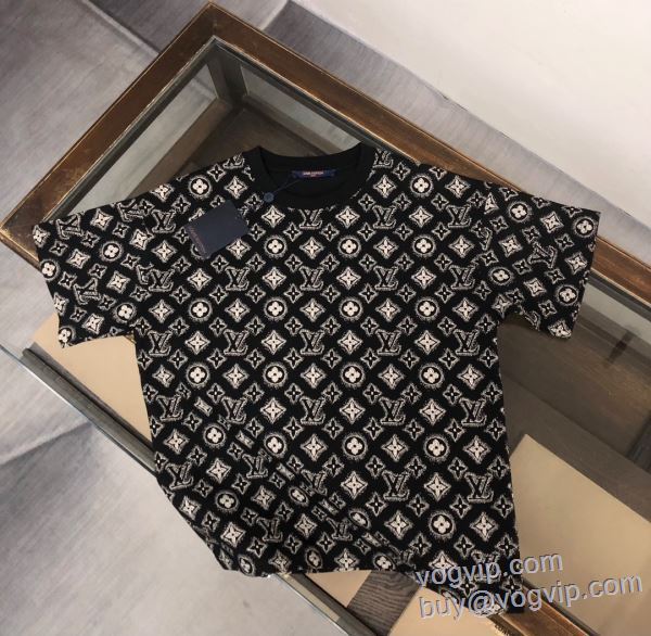 コピーブランド ルイ ヴィトン LOUIS VUITTON 2025最新入荷 半袖Tシャツ 4色可選 愛らしさ抜群！