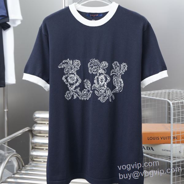 2025春夏新作 ルイ ヴィトン 偽物ブランド 大注目！ 半袖Tシャツ