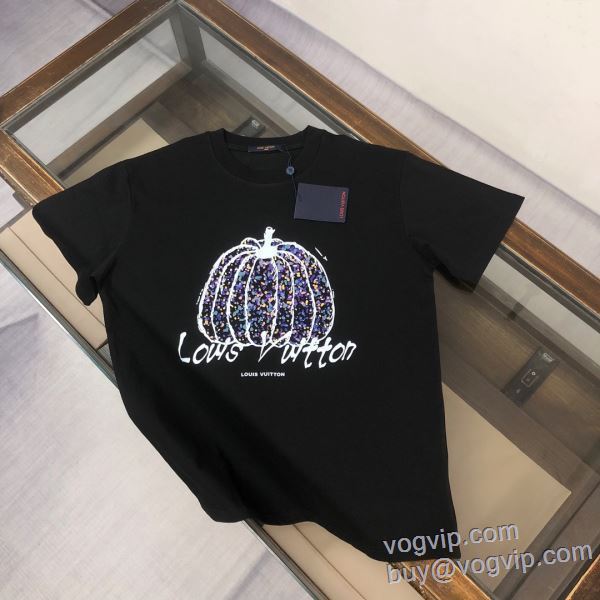 2025爆買いセール ルイ ヴィトン LOUIS VUITTON 業界高品質スーパーコピー 半袖Tシャツ 2色可選 抜群の雰囲気が作れる!