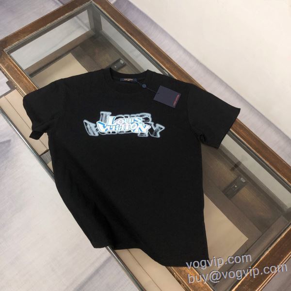 ルイ ヴィトン 半袖Tシャツ 値下げ！ LOUIS VUITTON 人気スーパーコピーブランド 2025爆買いセール 2色可選