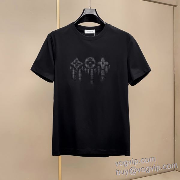 2025超激得高品質 ルイ ヴィトン ブランドコピー 半袖Tシャツ 2色可選 SALE!今季