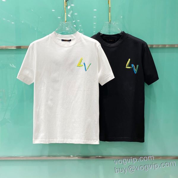 ルイ ヴィトン コピー ブランド 2025超特価安い 半袖Tシャツ 2色可選 ~希少