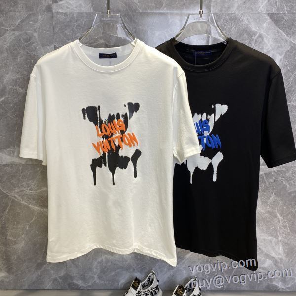 大特価 ルイ ヴィトン スーパーコピー 激安 半袖Tシャツ 2色可選 2025超特価安い