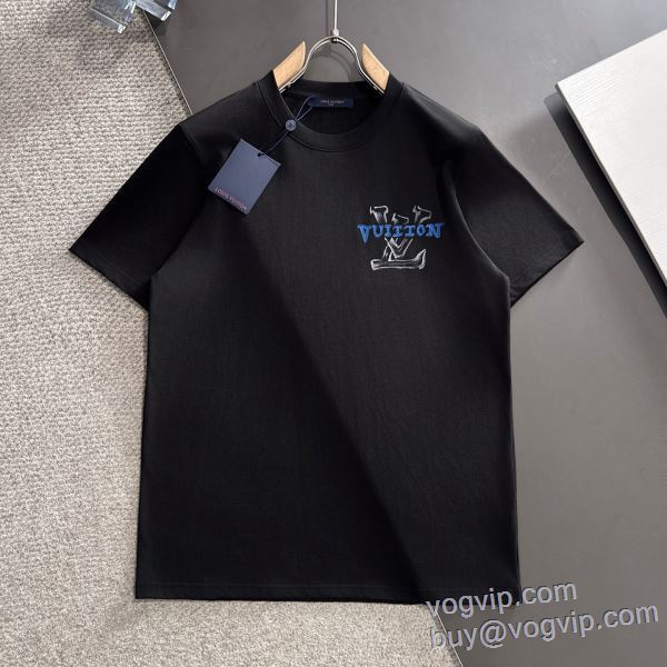 人気が爆発 ルイ ヴィトン ブランドスーパーコピー 半袖Tシャツ 2色可選 2025高級品 通販