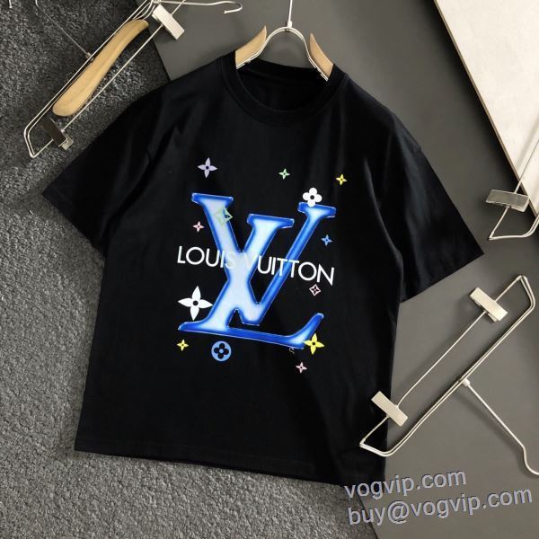 2025人気セール高品質 スーパーコピー信用できるサイト 高級感を引き立てる ルイ ヴィトン LOUIS VUITTON 半袖Tシャツ