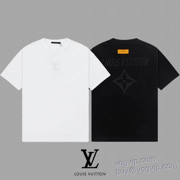 半袖Tシャツ 魅力ファッション 2色可選 ルイ ヴィトン コピー ブランド 2025年モデル入荷 LV194