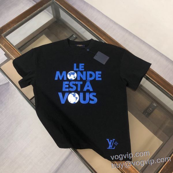 ルイ ヴィトン スーパーコピー 2025春夏季超人気 半袖Tシャツ 2色可選 LV199 高級感ある