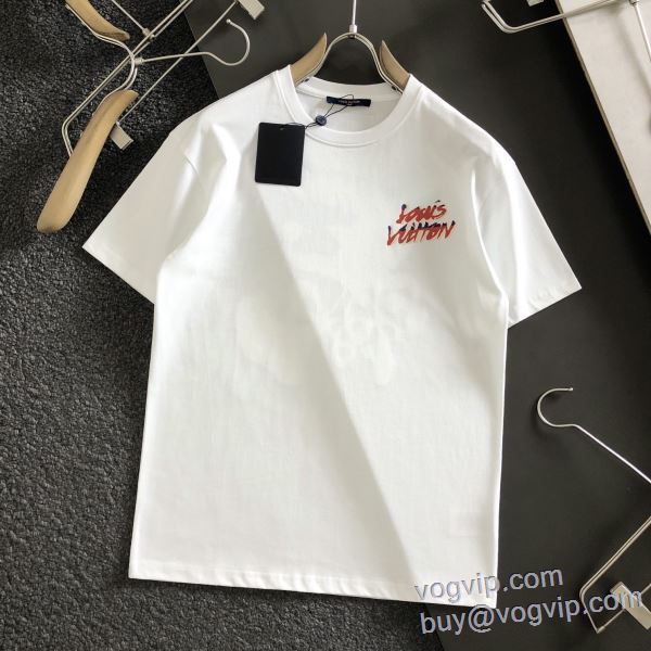LOUIS VUITTON スーパーコピー 2025最新入荷 ルイ ヴィトン 半袖Tシャツ LV203 人気新品★超特価★