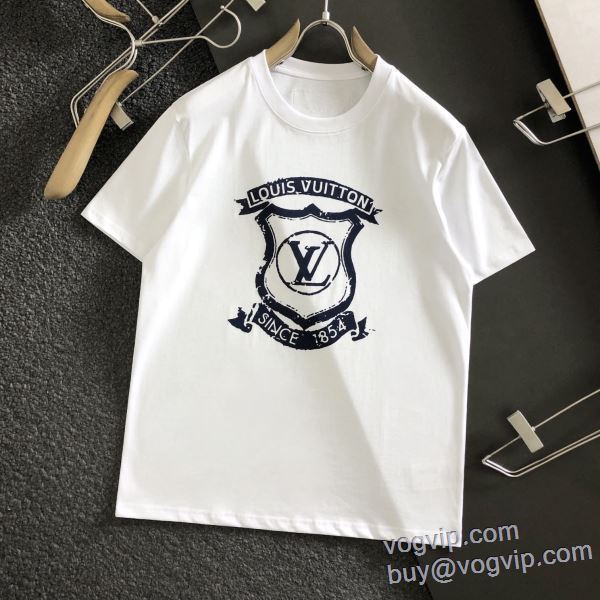 2025HOT大人気 ルイ ヴィトン LOUIS VUITTON スーパーコピー 激安 半袖Tシャツ LV207 選べる極上