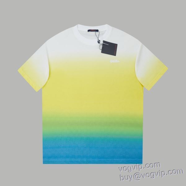 極上の着心地 ルイ ヴィトン LOUIS VUITTON ブランドスーパーコピー 2025お得100%新品 半袖Tシャツ LV211