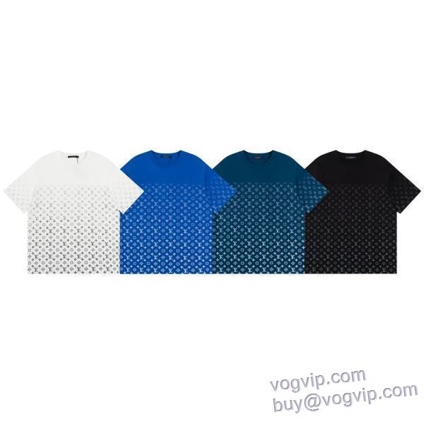 超目玉 半袖Tシャツ 4色可選 ルイ ヴィトン LOUIS VUITTON 2025お得定番 LV217 スーパーコピー n級品
